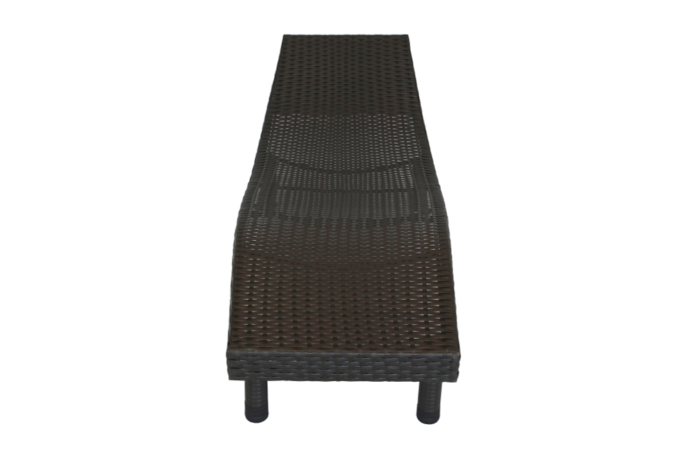 Лежак-шезлонг Garden Story Вико ротанг искусственный (коричневый) (Т)