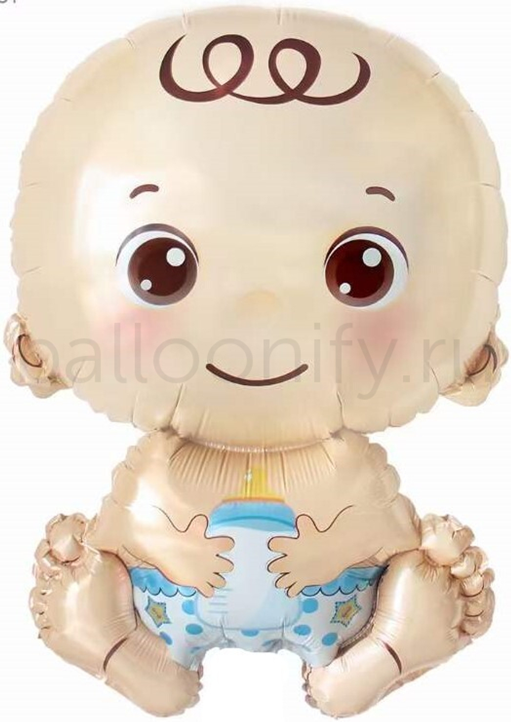 Шар (27''/69 см) Фигура, Малыш Мальчик, 1 шт.