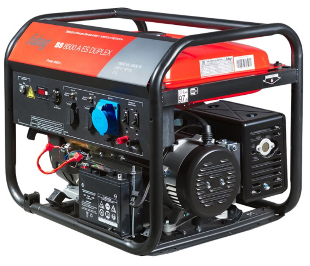 Электростанция бензиновая FUBAG bs 8500 a es duplex