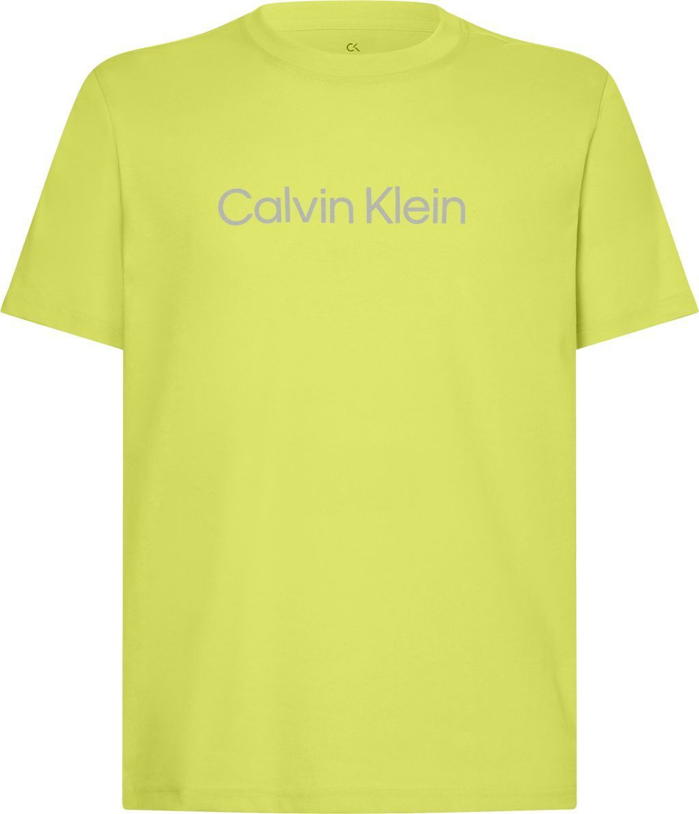 Мужская теннисная футболка Calvin Klein PW SS T-shirt - зеленый