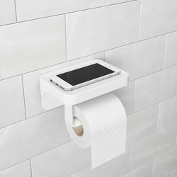 Держатель для туалетной бумаги с полочкой Flex белый Umbra 1014159-660