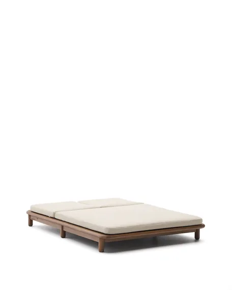 Шезлонг двойной Turqueta из дерева