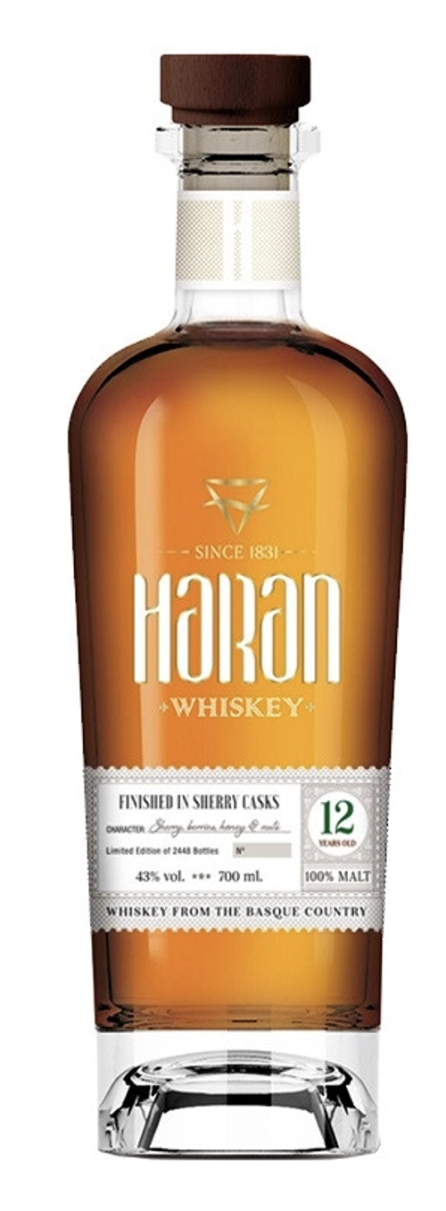 Виски Haran Finished in Sherry Cask 12 Years Old, 0.7 л.