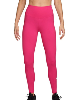 Женские леггинсы Nike One High Waist Full Length - rush pink/white