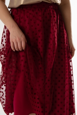 Юбка женская 4737з, бор.горох #60БГ014737з