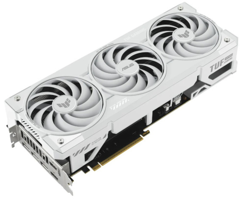 Видеокарта ASUS GeForce RTX 5070 TI TUF GAMING OC WHITE (TUF-RTX5070TI-O16G-WHITEGAMING)