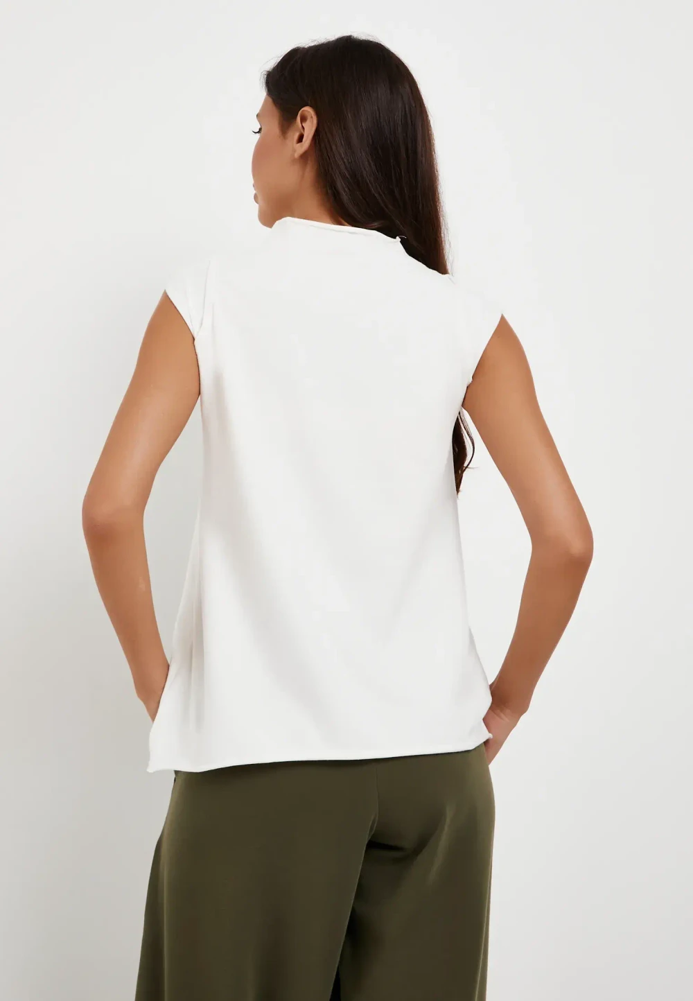 Майка стойка 2 белый