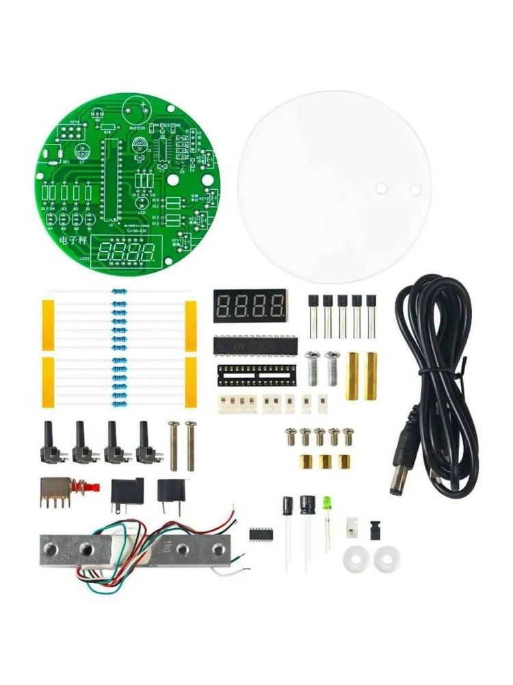 Набор для самостоятельной сборки и пайки (конструктор) "Мини весы до 1 кг"