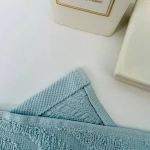 Полотенце махровое 30*50см «Florence» цвет ледяная незабудка 08-186, плотность 450 гр/м2