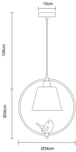 Подвесной светильник Arte Lamp PASSERO