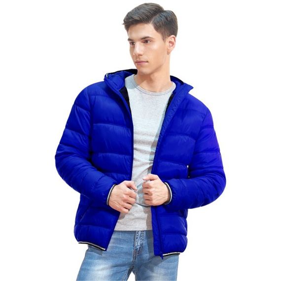 Куртка мужская, размер 48, цвет синий