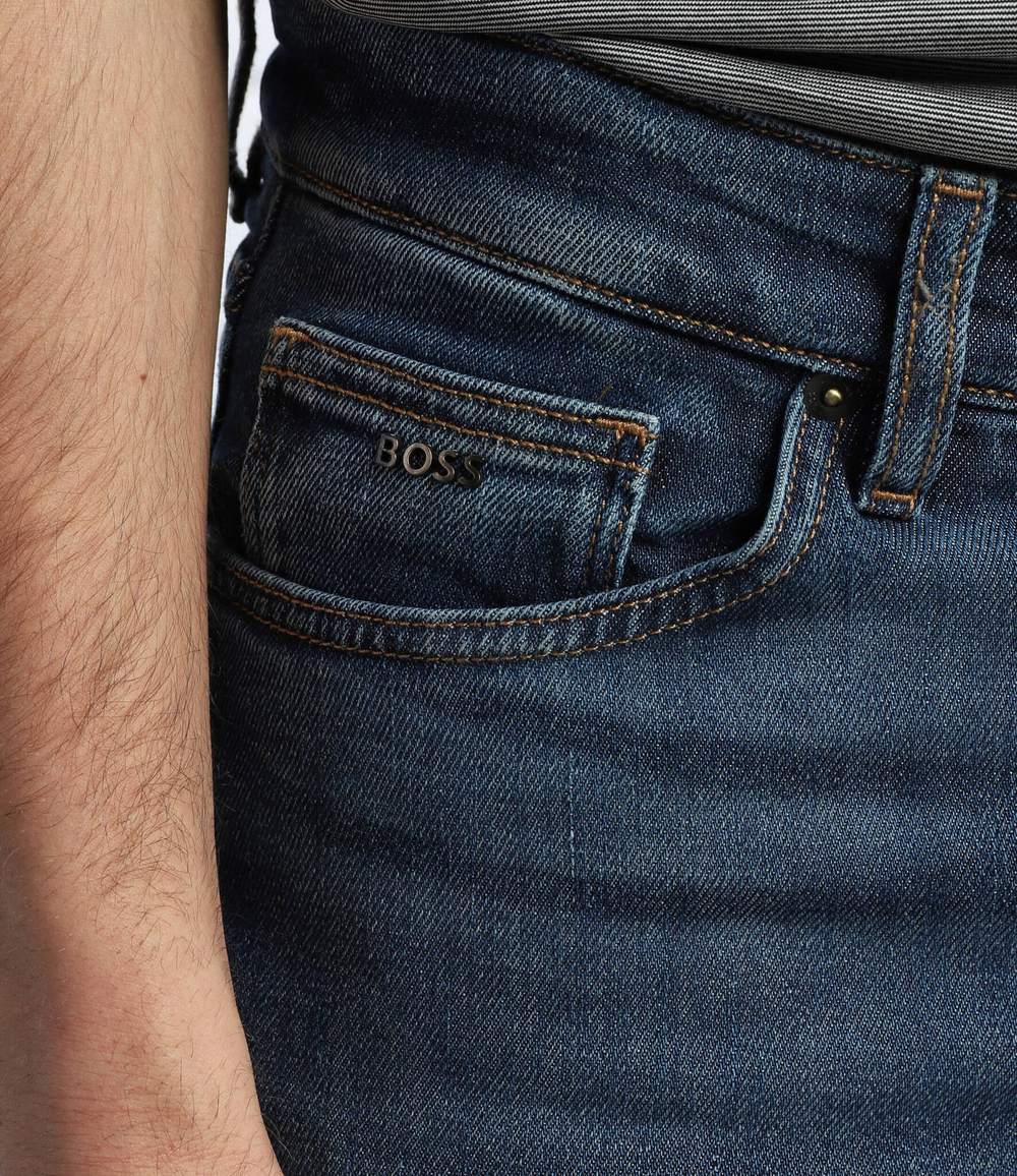 джинсы maine3 BOSS BLACK - темно-синий(50470538)