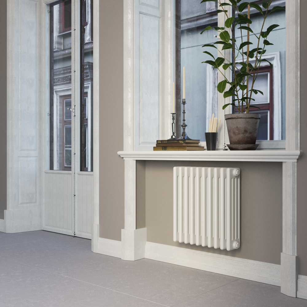 Горизонтальные трубчатые радиаторы VELAR 3037 376мм с боковым подключением