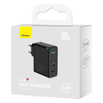 Зарядное устройство Baseus GaN5 Pro Fast Charger C+U 100W - Black