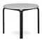 Столик кофейный ror, Ø50 см, черный/серый