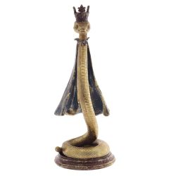 GAEM Фигурка декоративная с часами"Змея" (LR44х1 н/п), L11 W9 H24 см