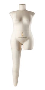 Нога бежевая для манекена Моника, размер 54