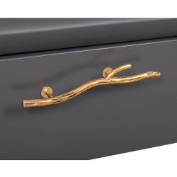 Банкетка Арт Серый Голд