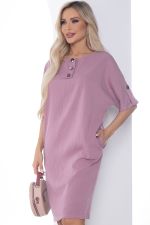 Платье Кайла люкс розовое П10103 LT Collection