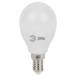 Лампа светодиодная ЭРА STD LED P45-9W-860-E14 9Вт шар холодный дневной свет Е14 | Лампы cветодиодные Шар (G/P)