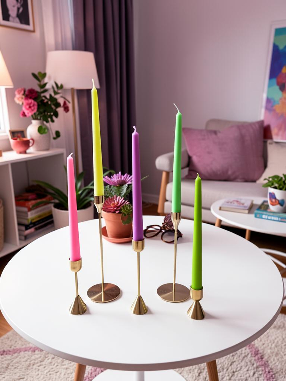 Вдохновение Pinterest: комплект свечей для атмосферной обстановки, набор из 5 шт.