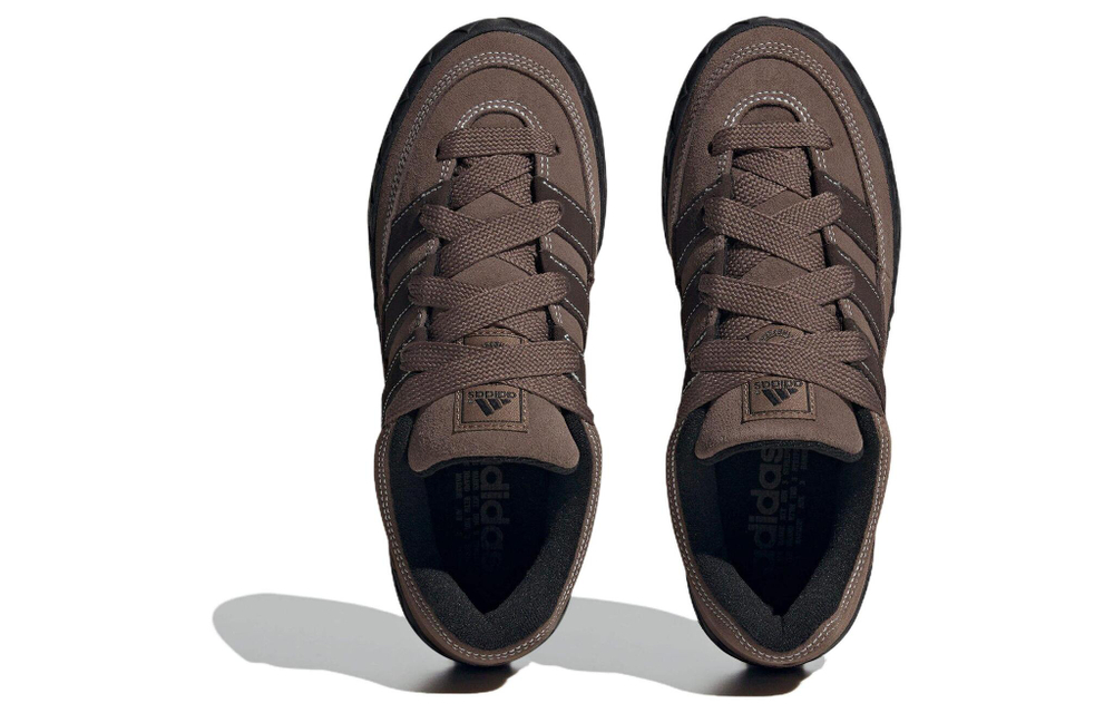 Adidas originals Adimatic sports shock absorption wear-resistant low-top sneakers for men and women the same dark brown