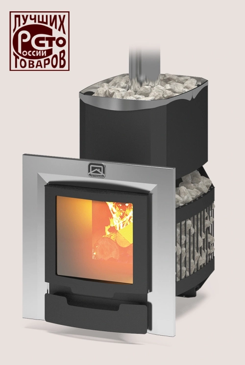 Печь для бани Русь-сетка 12 Л Панорама