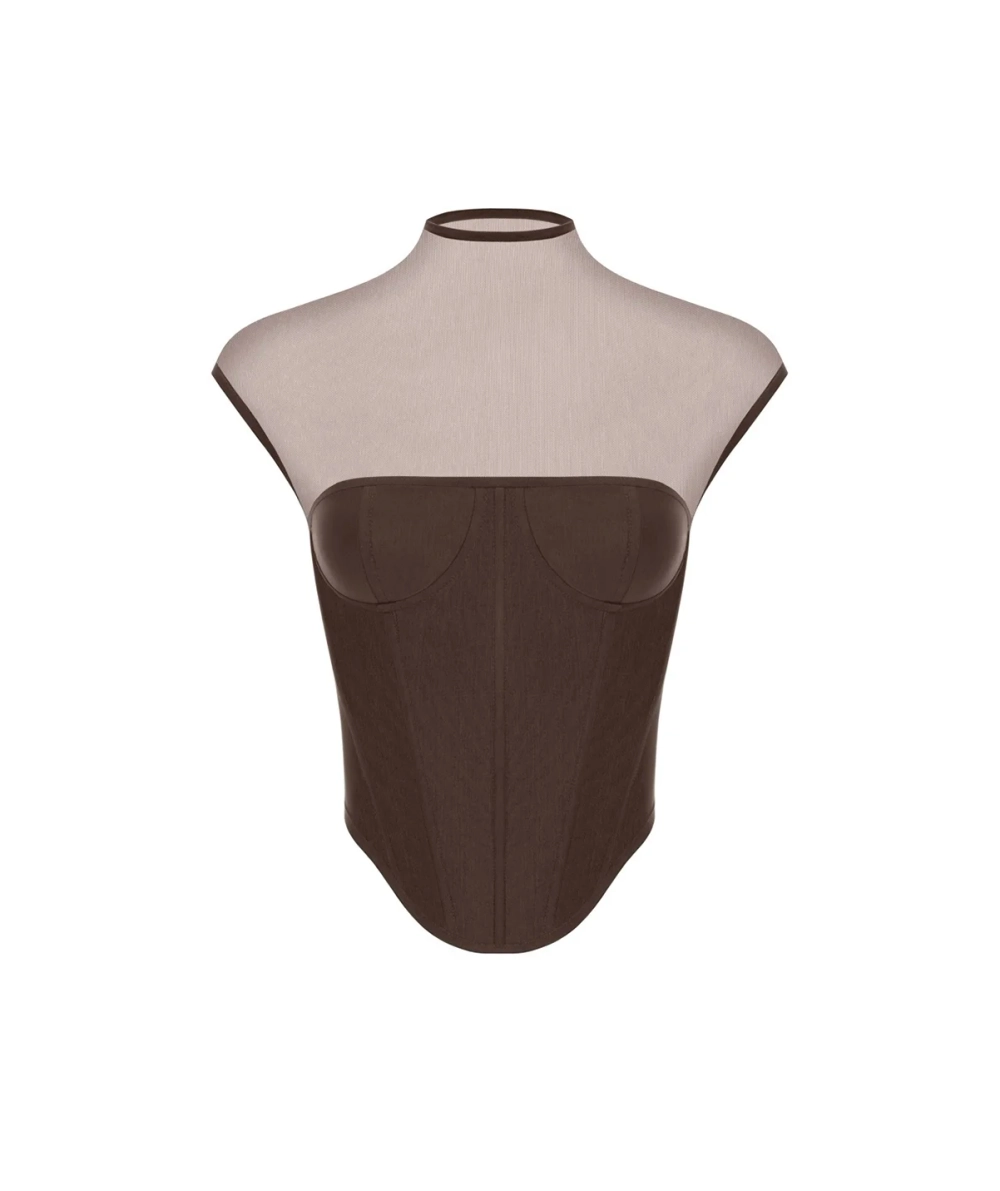 Корсет из сетки