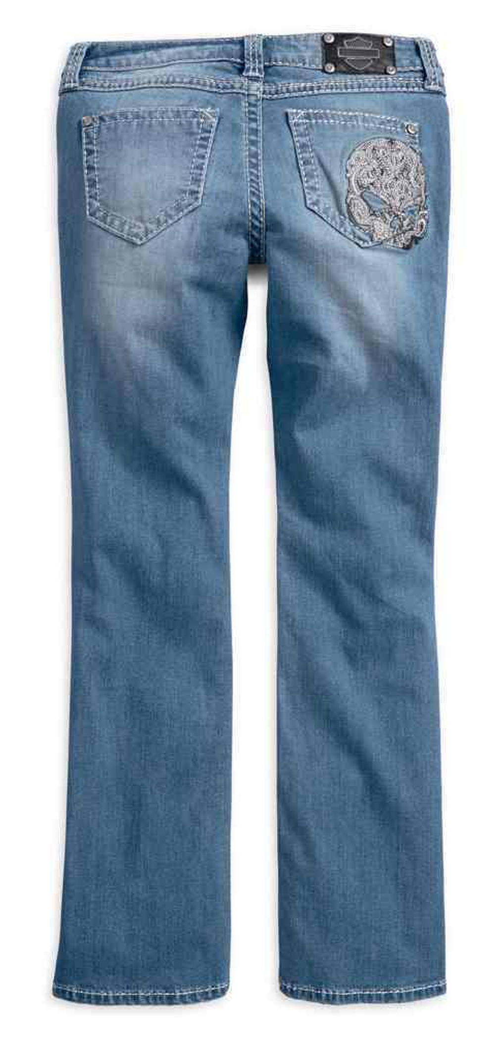 Джинсы Boot Cut Embellished Skull Harley-Davidson