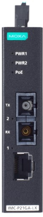 Медиа-конвертер MOXA IMC-P21GA-G2-LX-SC