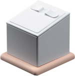 Подставка для серег/кубик/2 язычка/накладка/основание