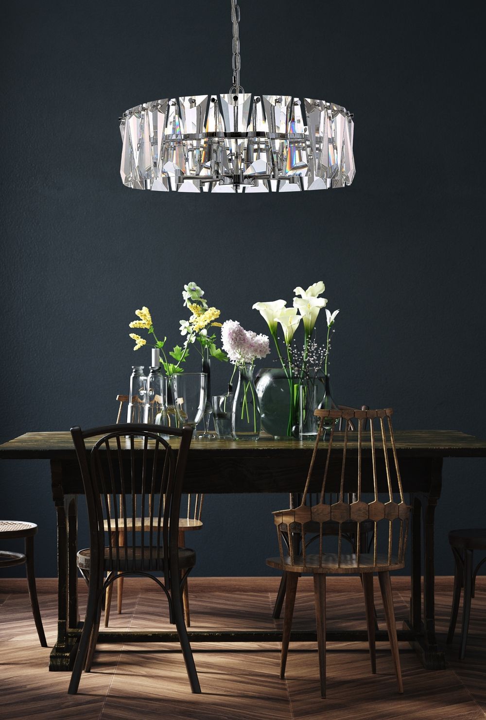 Хрустальная люстра Maytoni Puntes MOD043PL-06CH