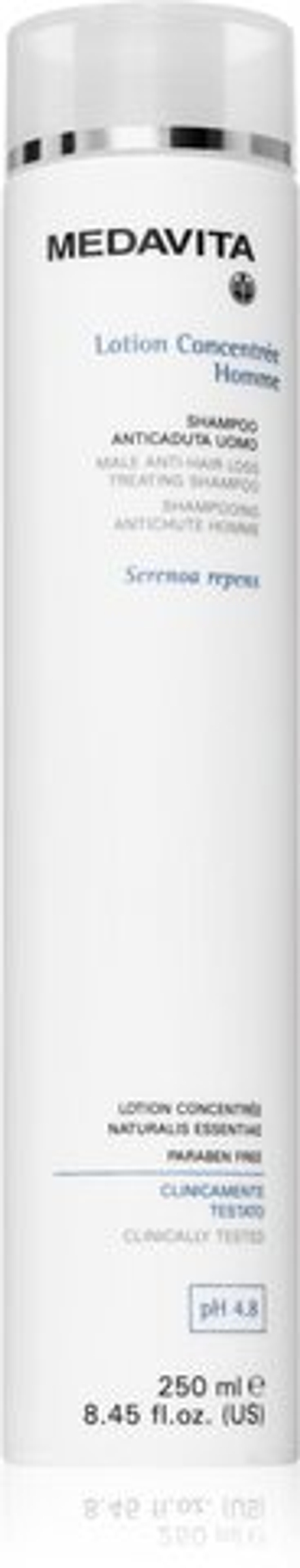 Medavita Lotion Concentree Homme - шампунь против выпадения волос для мужчин /   250  ml  / GTIN 8033928505083