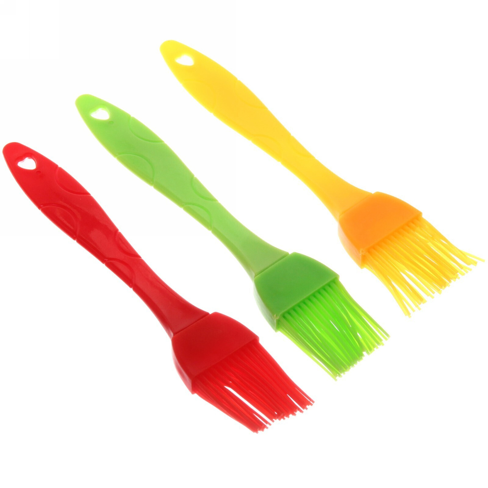 Кисточка кулинарная силиконовая 17*3см шарики