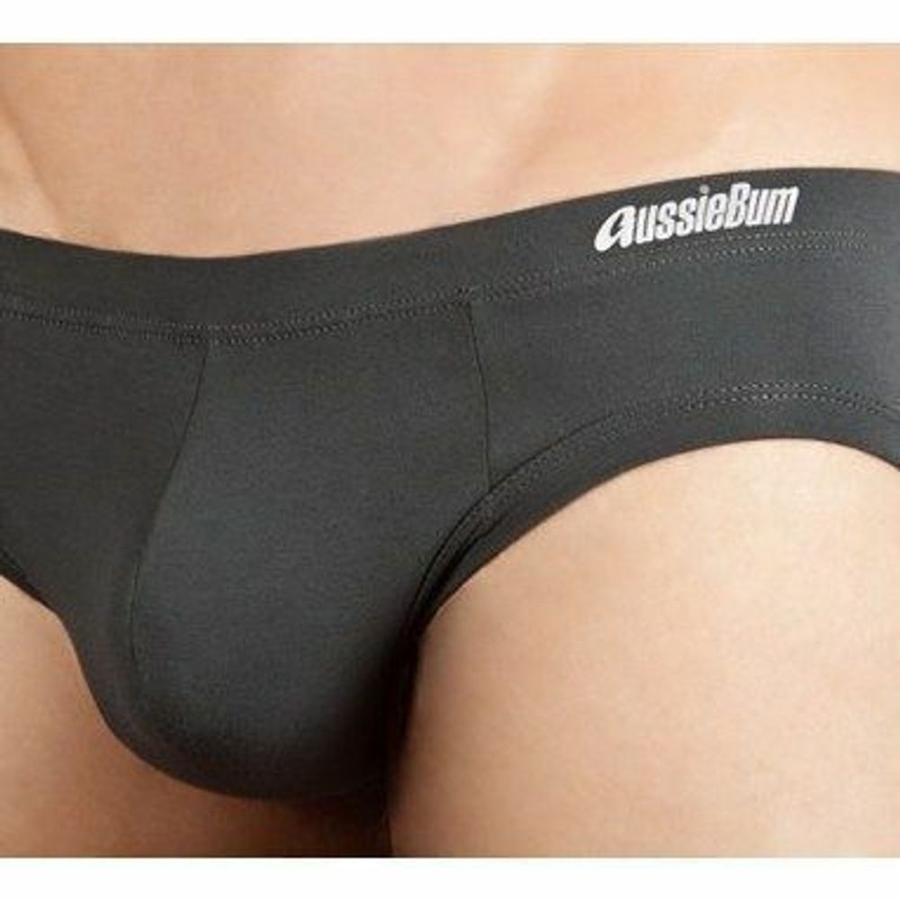 Мужские трусы брифы серые Aussiebum Man Charcoal Brief AB00197