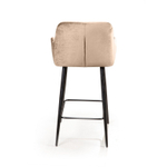 Стул полубарный Robert, бархат бежевый 5