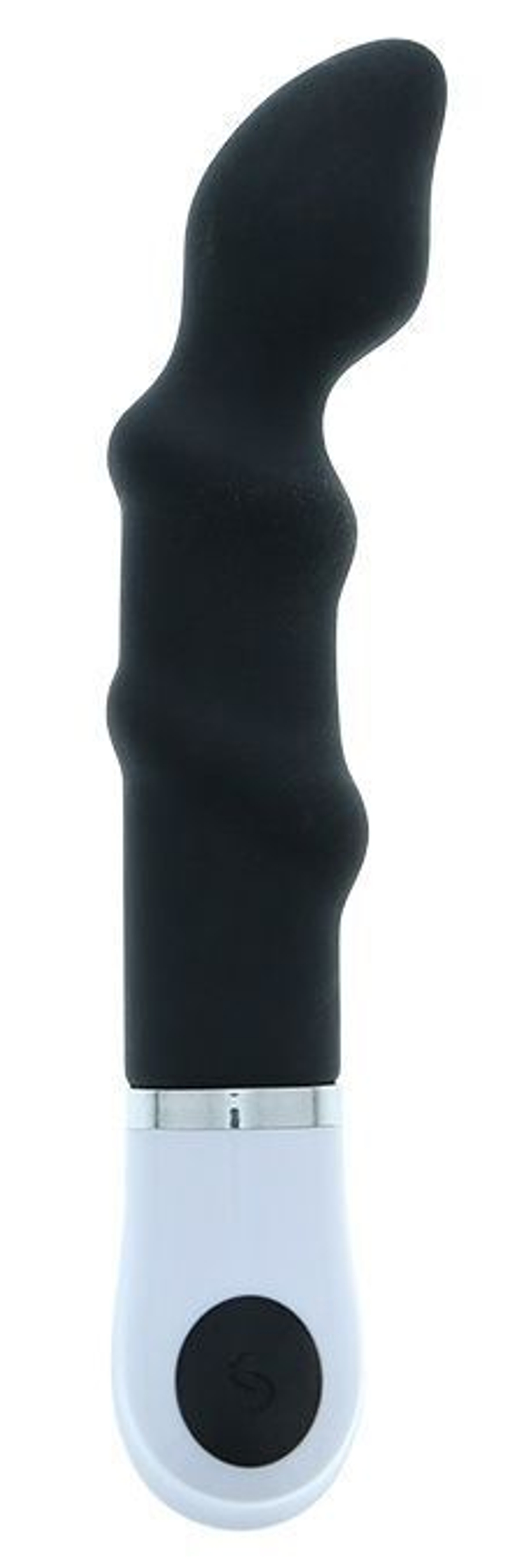 Черный анальный вибромассажер P-SPOT FINGER (Цвет: черный)