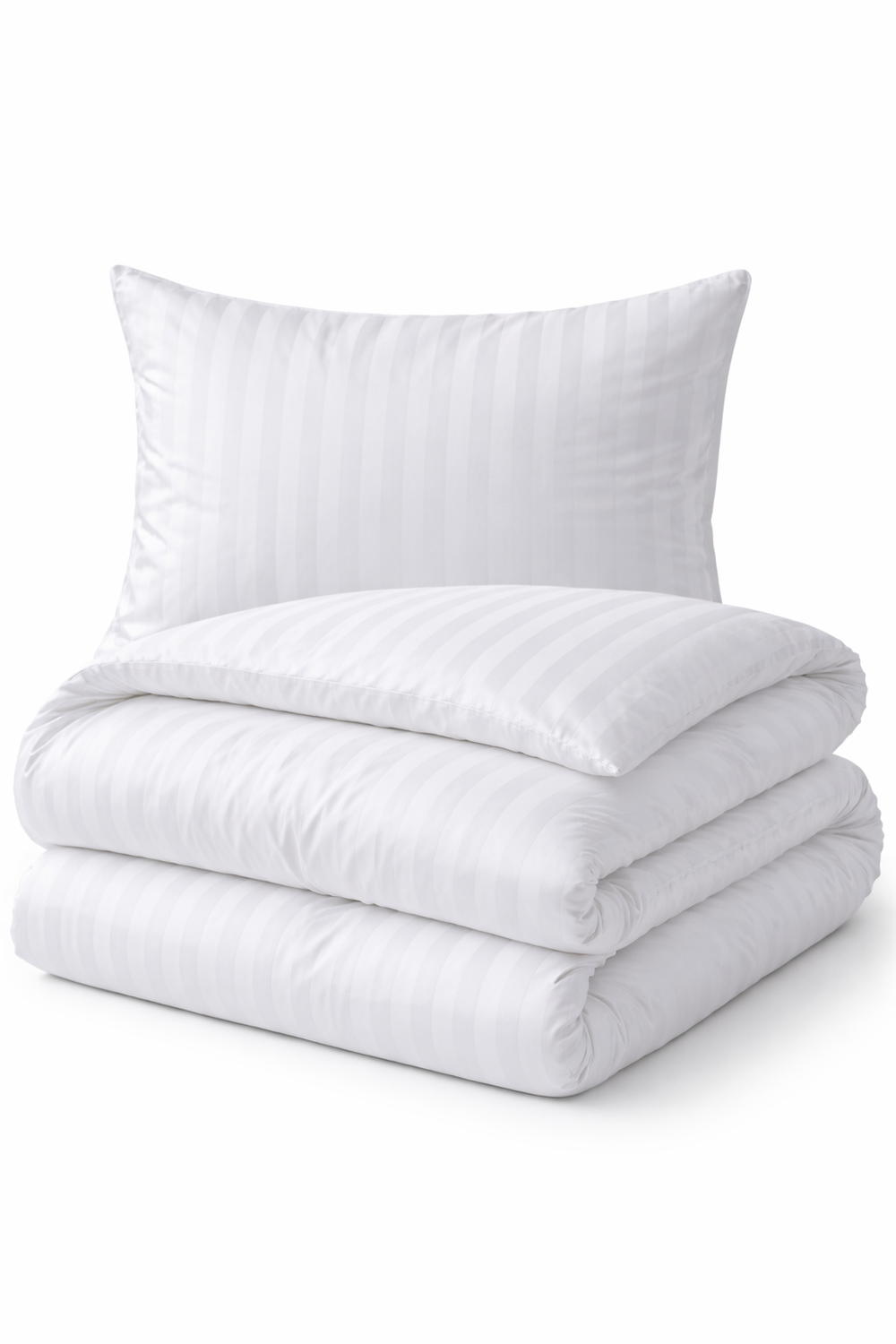 Комплект постельного белья страйп-сатин, хлопок, полоска 3х3