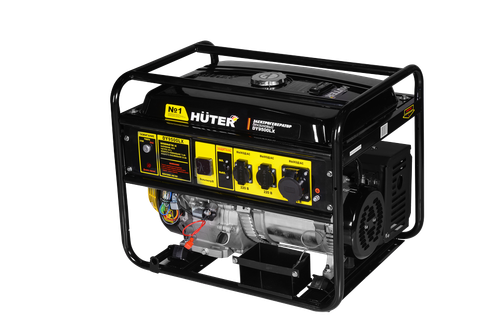 Портативный бензогенератор HUTER DY9500LX - [7,5 кВт / 220V] эл. старт