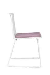 Кресло Simple X-19 Белый/Розовый