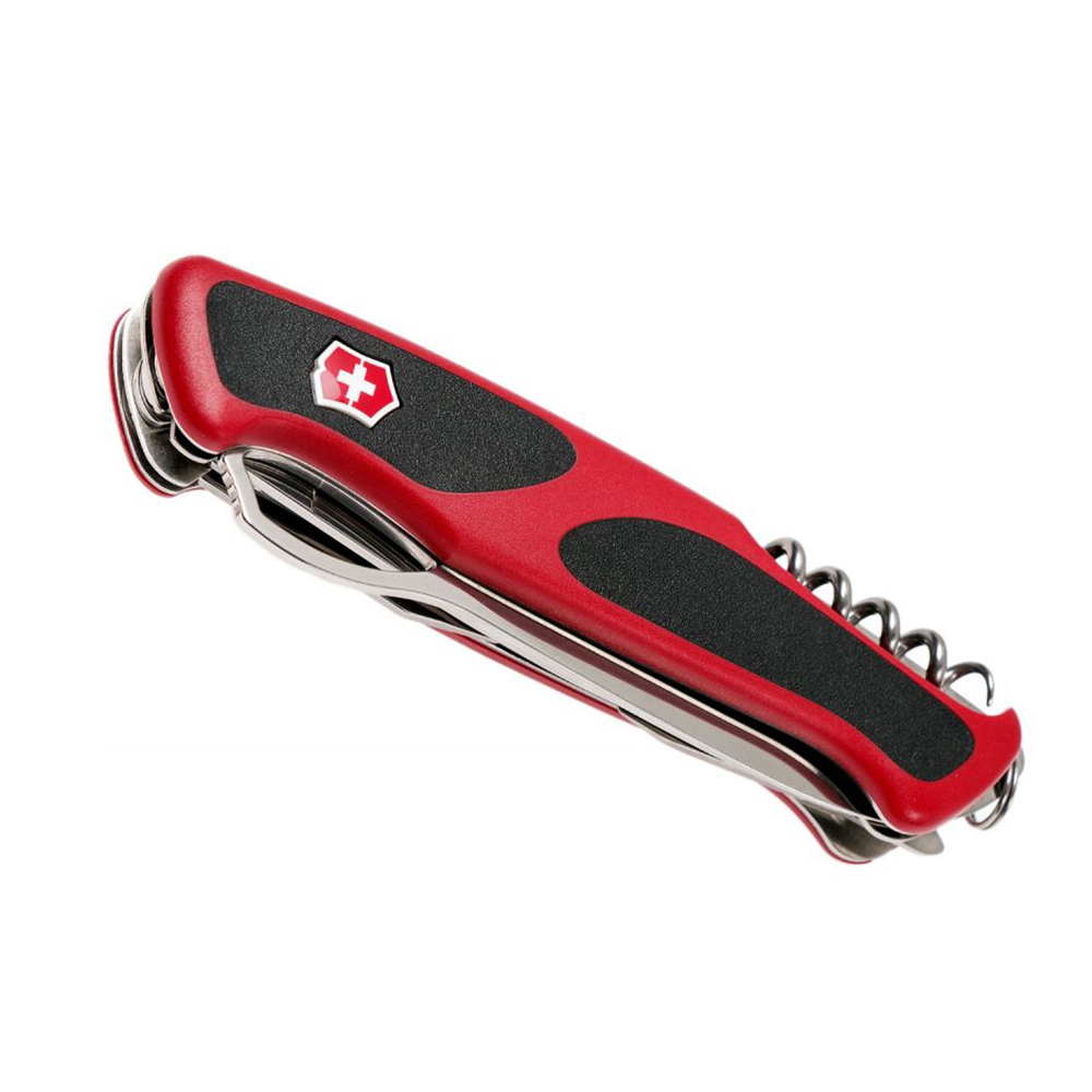 Нож перочинный Victorinox RangerGrip 57 Hunter (0.9583.MC) 130мм 13 функций красный/черный