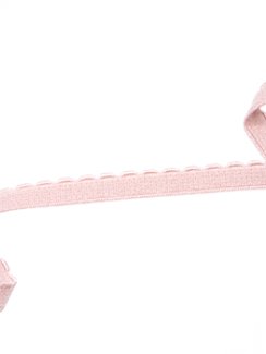 168 641/8 Резинка отделочная Lauma 8 мм, серебристый пион 168