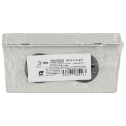 Распаячная коробка ЭРА KOR-100-100-55-7gv-MP серая 100х100х55мм с гермовводами 7 входов прямой монтаж IP55