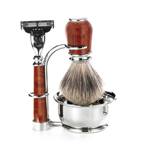 Бритвенный набор (станок, помазок, подставка и чаша) Mondial ST-460-RMT