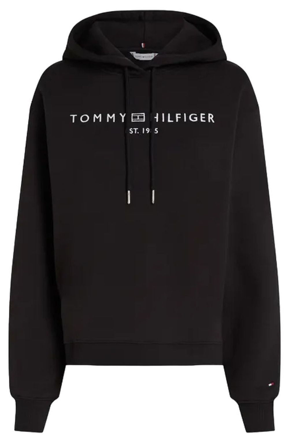 Женская Кофта теннисная Tommy Hilfiger Modern Regular Corp Logo - черный