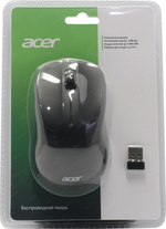 Acer Wireless Optical Mouse OMR302 <ZL.MCECC.01X>  (RTL) USB  3btn+Roll