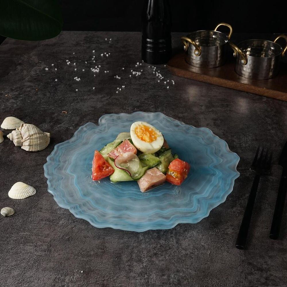 Тарелка d 27 см h2 см   матовое стекло P.L. Proff Cuisine [6]