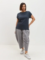 Футболка оверсайз с рукавами крылышками