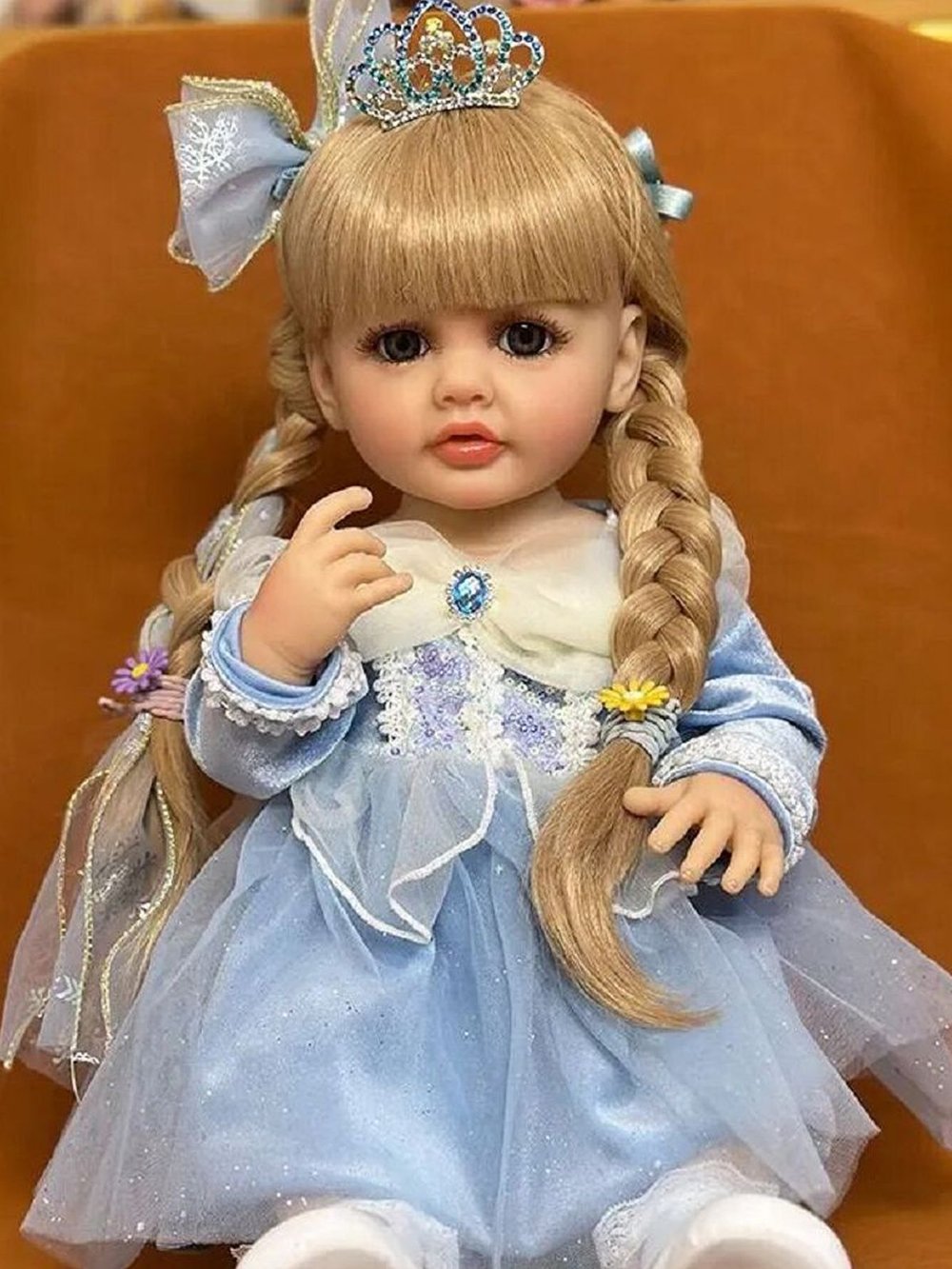 Кукла Реборн виниловая 55см в пакете (FA-549)