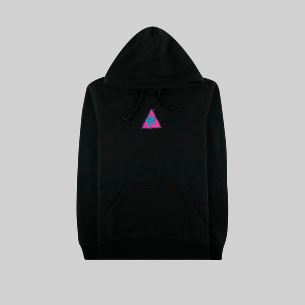 Толстовка мужская HUF Pushing Daisies артикул:PF00348-BLACK - купить в магазине Дайс